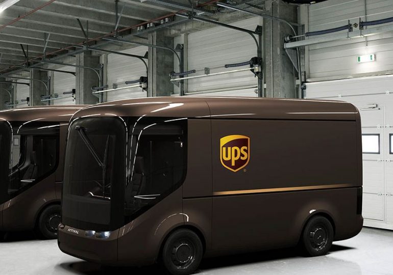 Компания UPS заказала 10 тысяч электрокаров у стартапа Arrival
